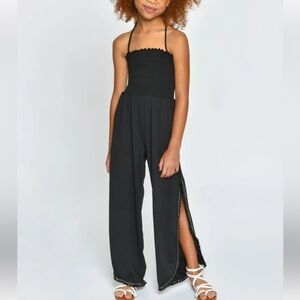 Girls black jumpsuit